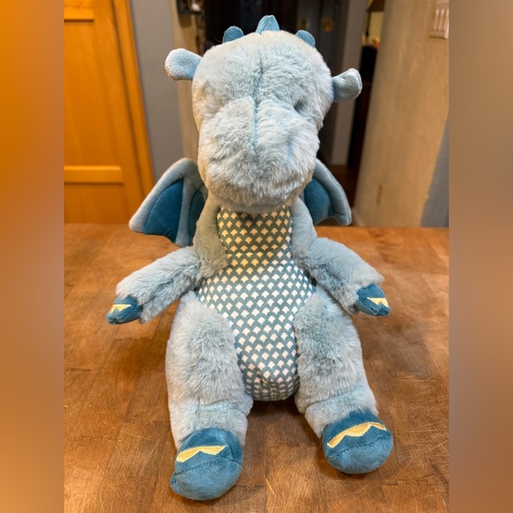 Douglas Baby Other - Douglas Baby Light Blue Plush Dragon Ultra Soft Stuffed Animal Cuddle Toy